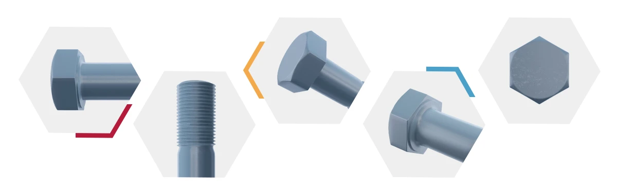 Half Threaded Bolts details